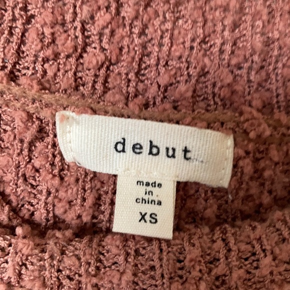 Blue,brown,and white sweater - Picture 3 of 3